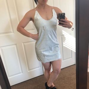 Free People Two toned sequin dress